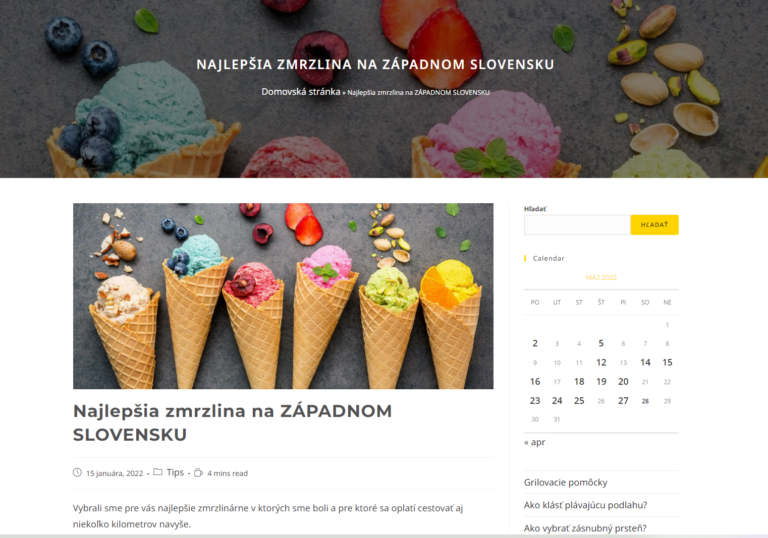 Read more about the article Najlepšia zmrzlina Senec